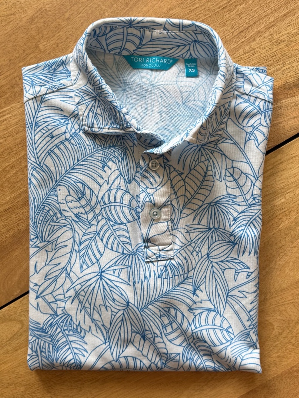 Tori Richard | XS | 'Cool Canopy' Polo Shirt